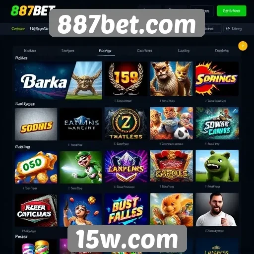 Análise da diversidade de jogos disponíveis no 887bet